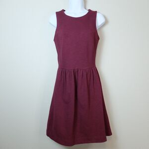 J Crew Factory Maroon Daybreak Dress Size XS